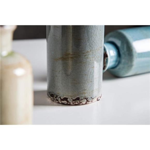 Ceramic vase 3 Piece Set, Small Rustic Vase for Country Home Decor, Modern Decor - Picture 5 of 6